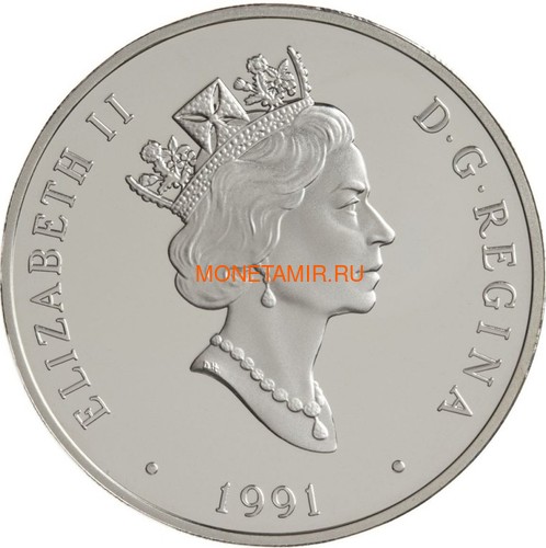  20  1991   ..  ..   (Canada 20$ 1991 Aviation Series A.E.A. Silver Dart F.W.Baldwin and J.A.D. McCurdy 1oz Silver Coin)..68 (,  1)