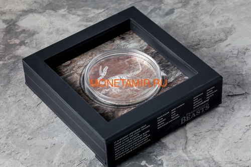  2000  2018  (Mongolia 2000T 2018 Velociraptor 3 oz Silver Coin)..60 (,  3)
