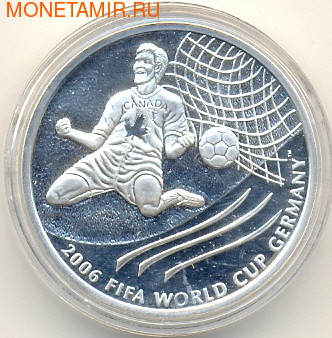 Канада 5 долларов 2003. Чемпионат мира по футболу. Германия 2006