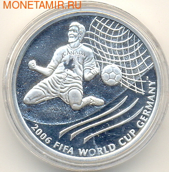 Канада 5 долларов 2003. Чемпионат мира по футболу. Германия 2006 Канада 5 долларов 2003. Чемпионат мира по футболу. Германия 2006