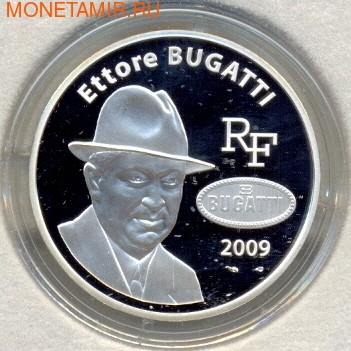 Эторе Бугатти. Франция 10 евро 2009. (фото)