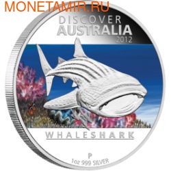 Австралия 1 доллар 2012. Китовая акула (фото)