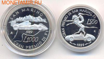 Сан-Марино 1000 лир 1989. Гран-при Сан-Марино 1989 в классе Формула-1. (фото)