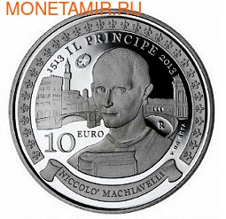 Сан-Марино 10 евро 2013. Никколо Макиавелли (фото)