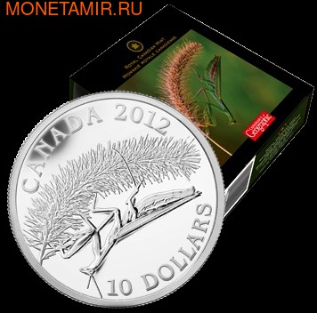 Канада 10 долларов 2012. Богомол (фото)