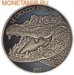 Буркина-Фасо 1000 франков 2013. Священный крокодил. (фото)