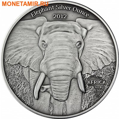 Габон 1000 франков 2012. «Слон».Арт.000345246960 (фото)