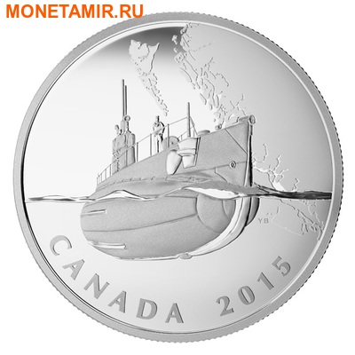 Канада 20 долларов 2015.Подводная лодка серии Канадский тыл.Арт.60 (фото)