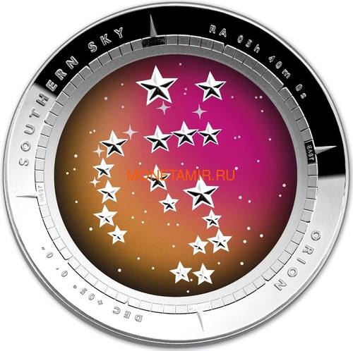  5  2014      (Australia 5$ 2014 Southern Sky Orion Domed 1oz Silver Coin)..60 ()