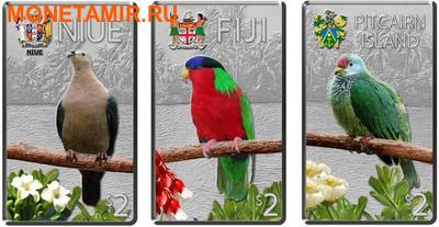     32  2013. (Pacific Pigeon)  (Collard Lory)  (Henderson Island Fruit Dove) -   ..000813246446/60 ()