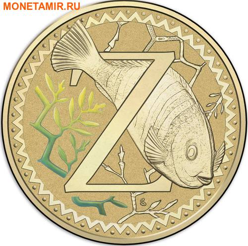 Австралия 1 доллар 2017.Алфавит – Z – Рыба зебра (Блистер).Арт.000086253567/60 (фото)