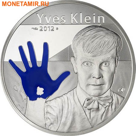 Франция 10 евро 2012 Ив Кляйн – Европейские художники.Арт.000328848544/60 (фото)