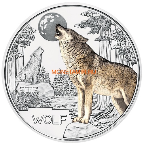  3  2017  (Colourful Creatures The Wolf Austria 3 euro 2017)..60 ()