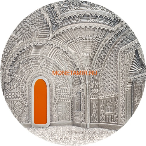  10  2018      (Palau 10$ 2018 Castle of Sammezzano Orientalism Tiffany Art)..60 ()