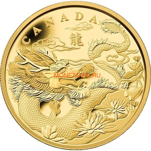  50  2012        (Canada 50C$ 2012 Year of the Dragon 1oz Gold Proof)..009151355576/K1,86 ()