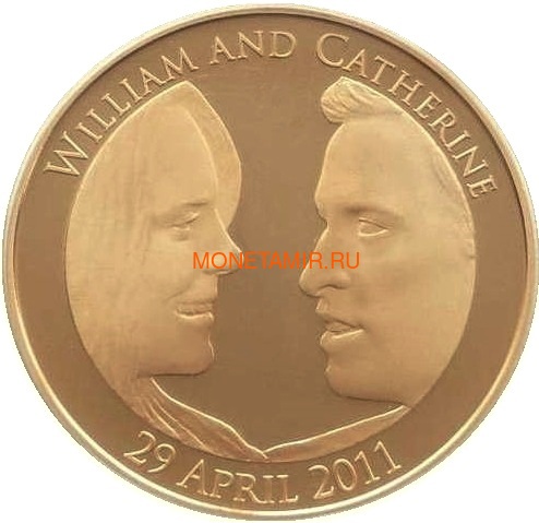Великобритания 5 фунтов 2011 Королевская Свадьба Уильям и Кэтрин (GB 5&#163; 2011 Royal Wedding William Catherine).Арт.009995256064 (фото)