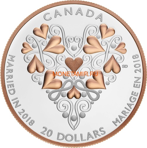  20  2018   (Canada 20C$ 2018 Best Wishes On Your Wedding Day)..000538356330/68 ()