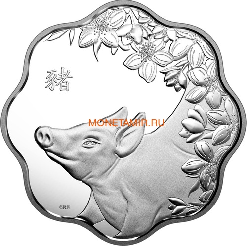 15  2019       (Canada 15$ 2019 Year of the Pig Lunar Lotus)..69 ()