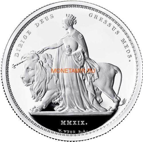  5  2019    (GB 5&#163; 2019 Una and the Lion 2oz Silver Proof Coin)..001055857959/92 ()