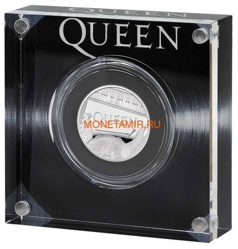 Великобритания 1 фунт 2020 Куин Легенды Музыки (GB 1&#163; 2020 Queen Music Legends Half Oz Silver Proof Coin).Арт.65 (фото)
