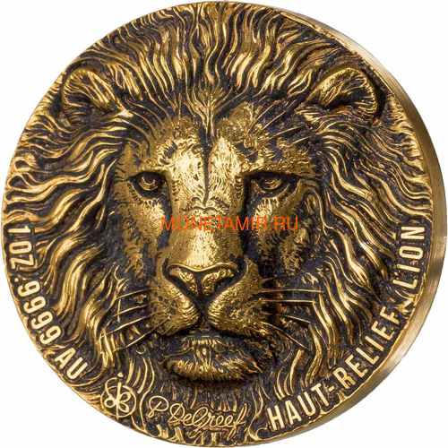    - 100  2020     (Ivory Coast 100FCFA 2020 Greef Lion Big Five 1oz Gold Coin)..82 ()
