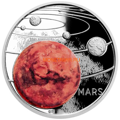 Ниуэ 1 доллар 2020 Солнечная Система Марс (Niue 1$ 2020 Solar System Mars 1Oz Silver Coin).Арт.CZ/92 (фото)