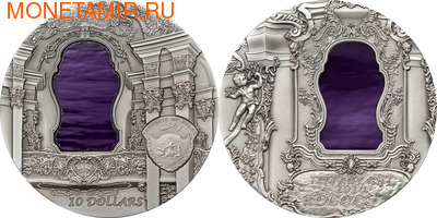 Палау 10 долларов 2010.Рококо серия Тиффани. Палау 10 долларов 2010.Рококо серия Тиффани.