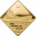  500  2009      (Palau 500$ 2009 HMS Prince of Wales Battleships 2,5oz Gold)..60