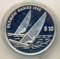 Фиджи 10 долларов 1995. Олимпийские игры 1996