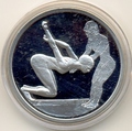 Греция 10 евро 2004. Олимпийские игры - Афины. Прыжки в воду
