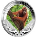 Тувалу 1 доллар 2011.Орангутанг серия Дикая природа в опасности.Арт.60