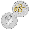 Австралия 1 доллар 2013. Год Змеи