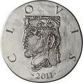 Франция 10 евро 2011. 1500 лет французской истории-Король Хлодвиг I