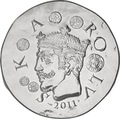 Франция 10 евро 2011. 1500 лет французской истории-Король Карл II Лысый
