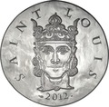 Франция 10 евро 2012. 1500 лет французской истории-Король Людовик IX Святой