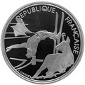 Франция 100 франков 1990. XVI Зимние Олимпийские игры 1992 года в Альбервиле. Фрисайл. Франция 100 франков 1990.