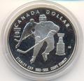 Канада 1 доллар 1993. &quot;Хоккей. 100я годовщина существования Кубка Стэнли – 1993&quot;.