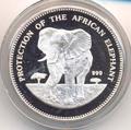 Слон. Экваториальная Гвинея 7000 франков 1993.