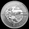 Канада 20 долларов 2013. Хоккеист