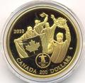 Канада 200 долларов 2010. Ванкувер. Первое золото