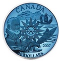 Канада 20 долларов 2007. Международный полярный год.
