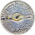 Острова Кука 5 долларов 2013 Челябинский метеорит (Cook Islands 5$ 2013 Chelyabinsk meteorite).Арт.60