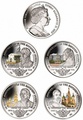Британские Виргинские Острова 1 доллар 2013. Набор из 4-х монет(эмаль). «400 лет династии Романовых». Арт.000179047251