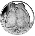 Британские Антарктические Территории 2 фунта 2013. «Птенцы Императорских пингвинов».Арт.000032047179