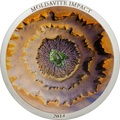   5  2014   (Cook Islands 5$ 2014 Meteorite Moldavite)..60