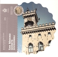Сан-Марино 3,88 евро 2015. Годовой набор монет евро.(Буклет).Арт.60