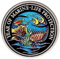 Палау 1 доллар 1992.Морская фауна рыбы – Защита морской жизни.Арт.000040047746/60