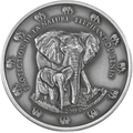 Бенин 1500 франков 2015.Слон с детенышем.Арт.60
