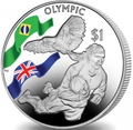 Британские Виргинские Острова 1 доллар 2016.Регби – Олимпийские Игры в Бразилии.Арт.60