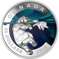 Канада 20 долларов 2016.Белый медведь – Геометрия в искусстве.Арт.60